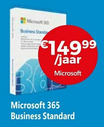 Exellent Microsoft 365 business standard aanbieding