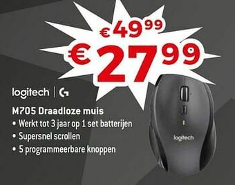 Exellent Logitech m705 draadloze muis aanbieding