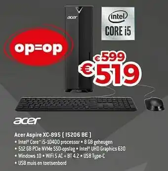 Exellent Acer aspire xc-895 (i5206 be aanbieding