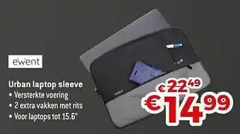 Exellent Urban laptop sleeve aanbieding