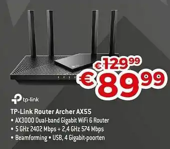 Exellent Tp-link router archer ax55 aanbieding