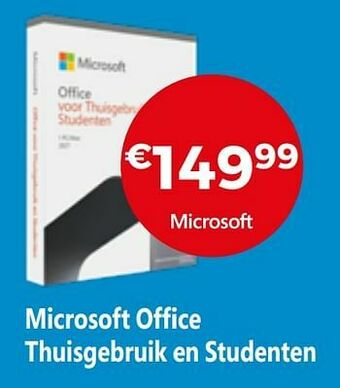 Microsoft office thuisgebruik en studenten