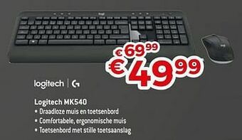 Exellent Logitech mk540 aanbieding