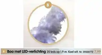 Boa met led-verlichting
