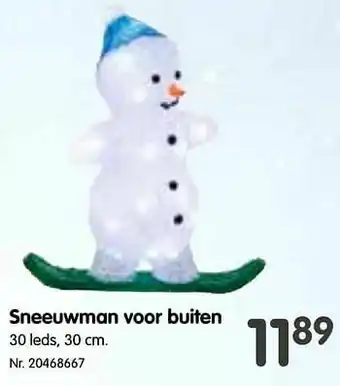 Sneeuwman voor buiten