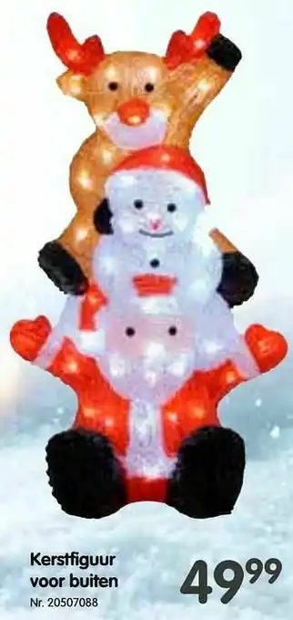 Fun Kerstfiguur voor buiten aanbieding