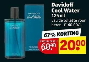 Kruidvat Davidoff cool water edt aanbieding