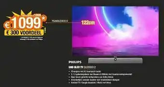 Expert Philips uhd oled tv pq48oled93512 aanbieding