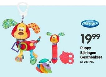 Puppy bijtringen geschenkset