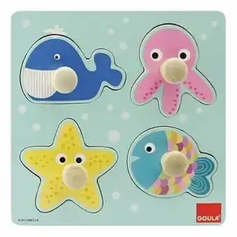 Dreamland Goula houten knoppuzzel Zee aanbieding
