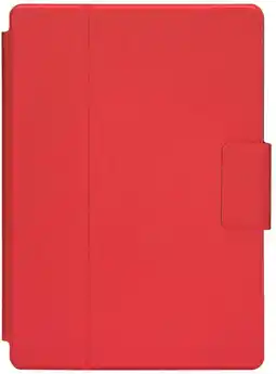 Krëfel SafeFit 360° draaibare cover voor tablets 9 tot 10,5 - Rood aanbieding