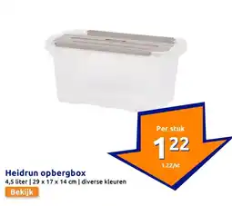 Action Heidrun opbergbox aanbieding