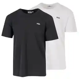 Decathlon Heren Fila Brod Sport T-shirt 2-pack aanbieding