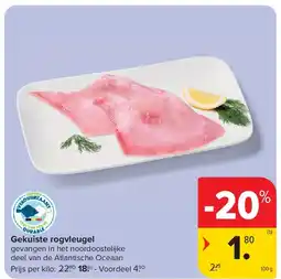 Carrefour Gekuiste rogvleugel aanbieding