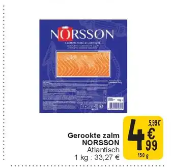 Cora Gerookte zalm NORSSON aanbieding