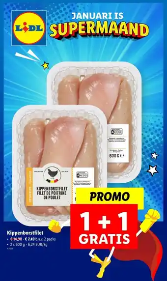 Lidl Kippenborstfilet aanbieding