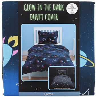 Action Glow in the dark dekbedovertrek aanbieding