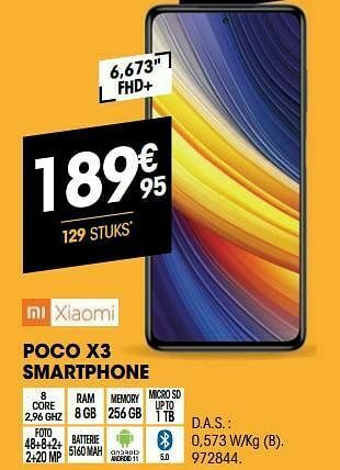 Electro Depot Xiaomi poco x3 smartphone aanbieding