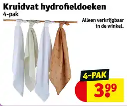 Kruidvat Kruidvat hydrofieldoeken aanbieding