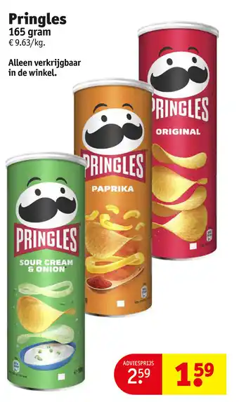 Kruidvat Pringles aanbieding