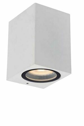 Wandspot Buiten - 1xgu10 - Ip44 - Wit