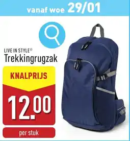 ALDI Live in Style Trekkingrugzak aanbieding