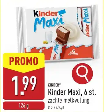 ALDI Kinder Maxi aanbieding