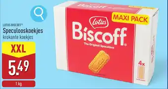 ALDI Lotus Biscoff Speculooskoekjes aanbieding