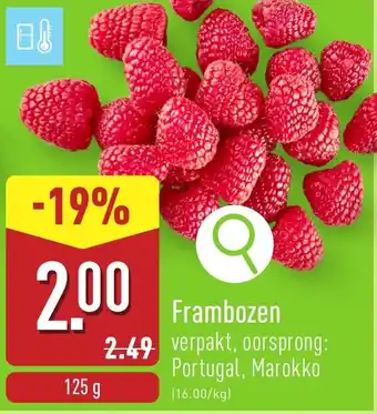 ALDI Frambozen aanbieding