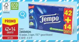 ALDI Tempo Zakdoekjes aanbieding