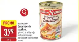 ALDI William Saurin Gegarneerde Zuurkool aanbieding