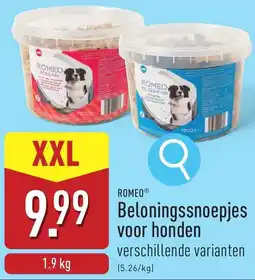 ALDI Romeo Beloningssnoepjes voor honden aanbieding