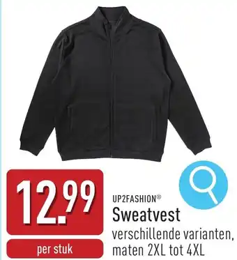 ALDI Up2Fashion Sweatvest aanbieding