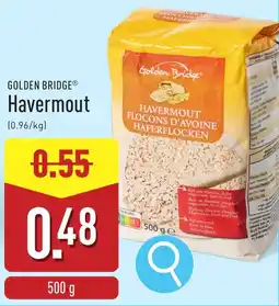 ALDI Golden Bridge Havermout aanbieding