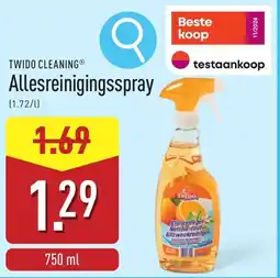 ALDI Twido Cleaning Allesreinigingsspray aanbieding