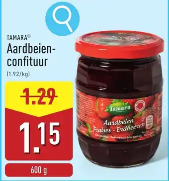 ALDI Tamara Aardbeien confituur aanbieding