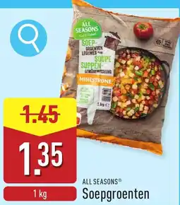 ALDI All Seasons Soepgroenten aanbieding