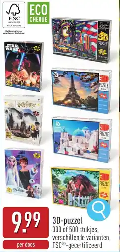 ALDI 3D puzzel aanbieding