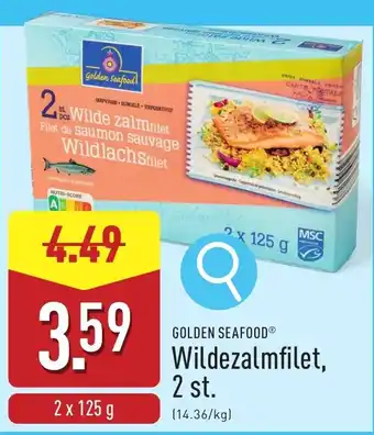 ALDI Golden Seafood Wildezalmfilet aanbieding