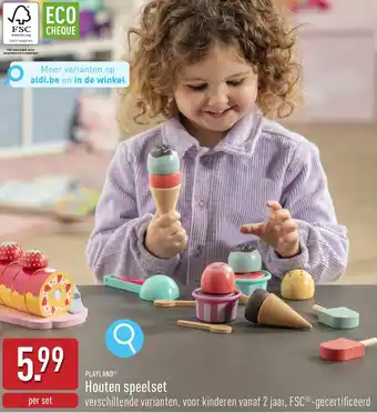 ALDI Playland Houten speelset aanbieding