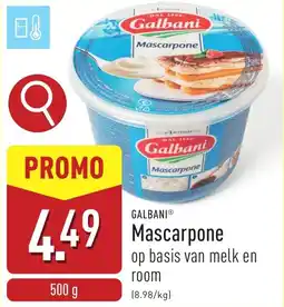 ALDI Galbani Mascarpone aanbieding