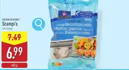 ALDI Golden Seafood Scampi's aanbieding