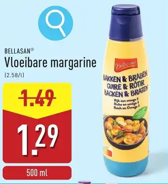 ALDI Bellasan Vloeibare Margarine aanbieding