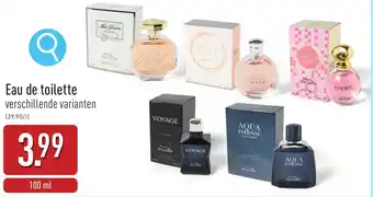 ALDI Eau de toilette aanbieding