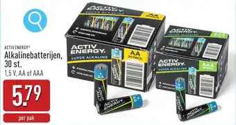 ALDI Activ energy Alkalinebatterijen aanbieding