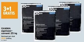 GAMMA Gamma egaliseercement aanbieding