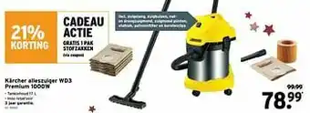 Kärcher alleszuiger wd3 premium 1000w