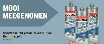 GAMMA Soudal sanitair premium wit aanbieding