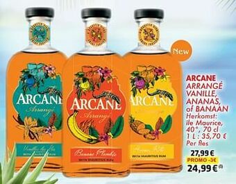 Cora Arcane arrangé vanille ananas of banaan aanbieding