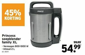 GAMMA Princess soepblender family xl aanbieding